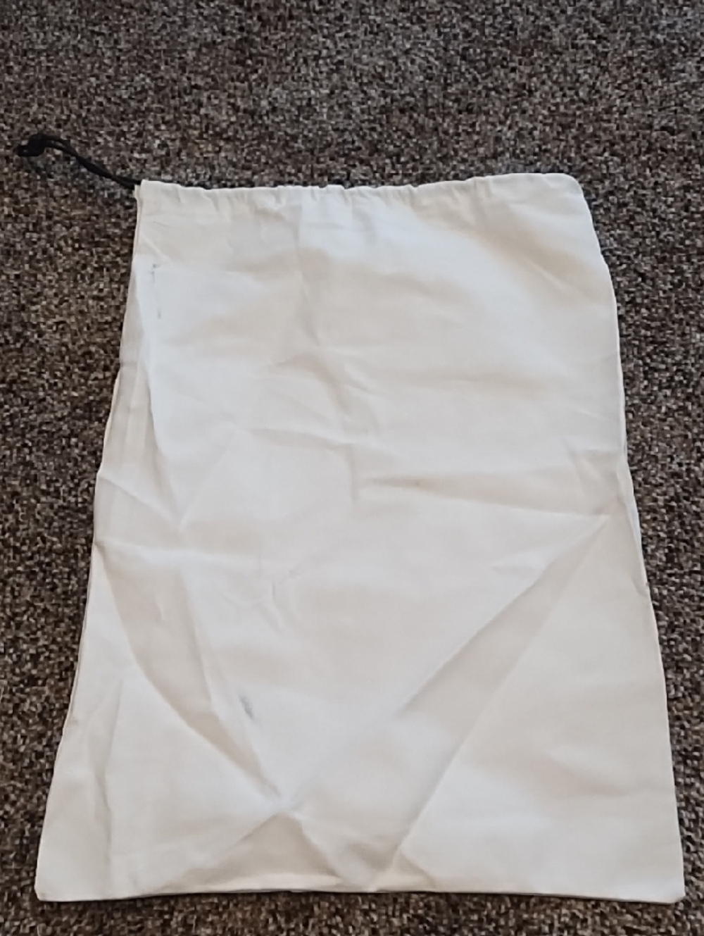 Allen Edmonds White Shoe Dust Bag with Logo - Picture 6 of 7
